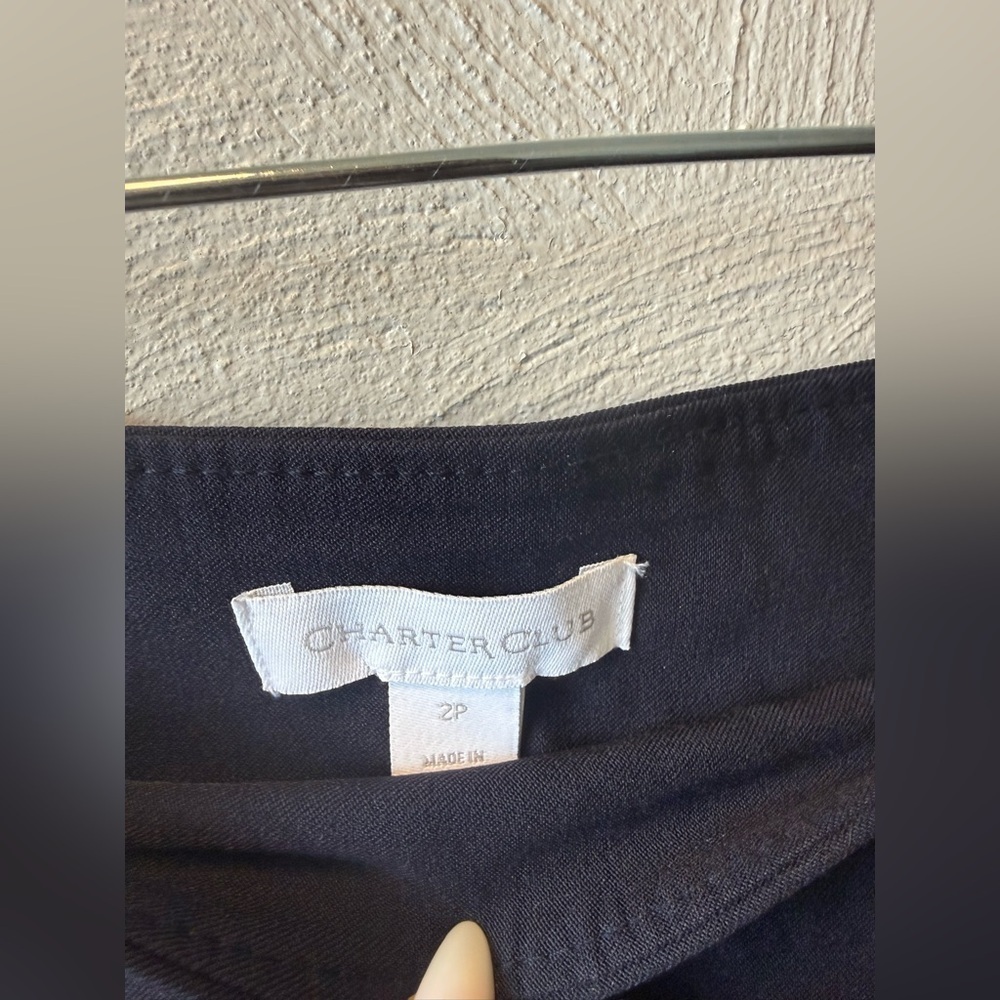 Charter Club Navy Blue Skort 2P Waist Smoothing Mini Skort New Sporty Girl - Picture 4 of 11